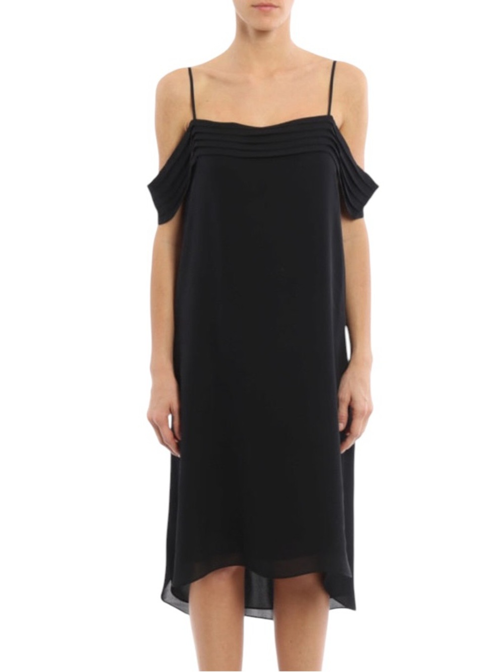 Alexander Wang silk flowy off-the-shoulder dress size 4 excellent condition